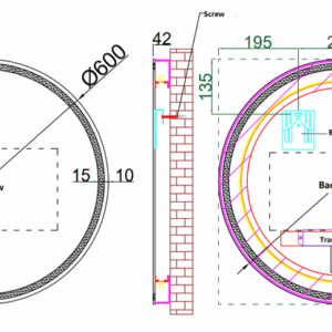 600 round mirror dimension