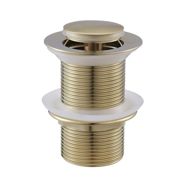 Brushed Brass Basin Pop Up