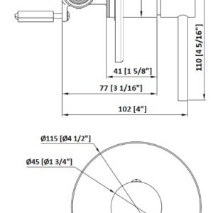 SHOWER MIXER ROUND