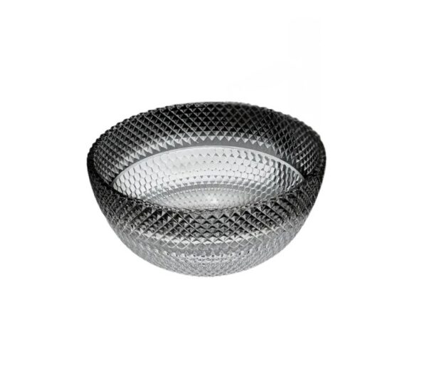 black crystal basin round