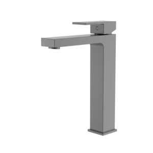 short square faucet gunmetal